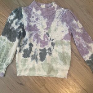 Madewell Womens Tie Dye Westford Pullover Sweater Size XXS XX-Small Cotton